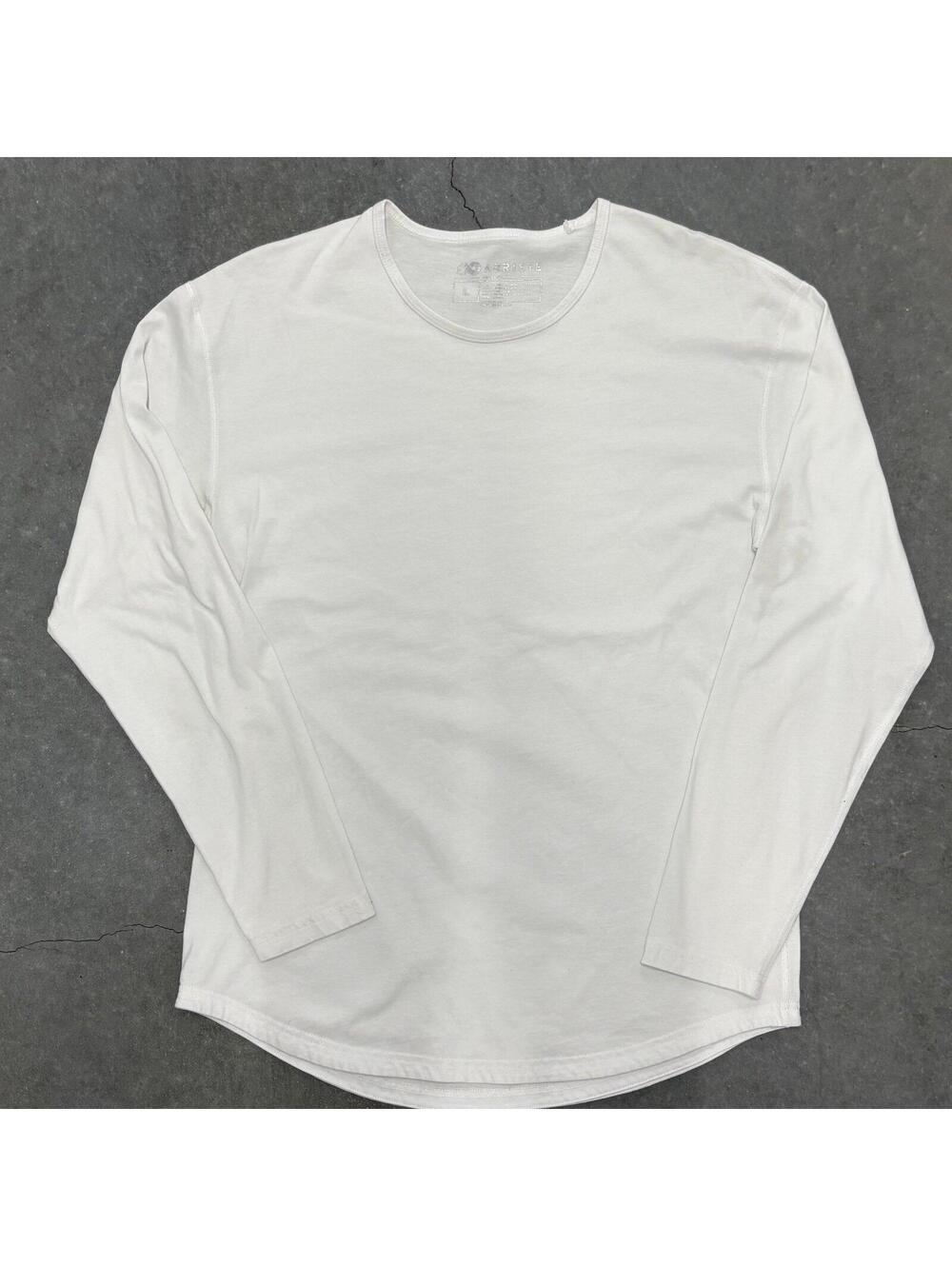 ARRISTE White Long Sleeve T Shirt